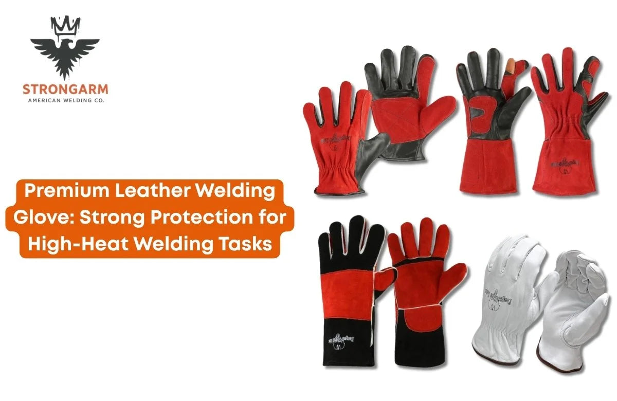 Premium Leather Welding Glove: Strong Protection for High-Heat Welding Tasks
